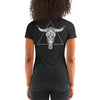 Stone Age Women's Cow Skull T-shirt - Print on Demand