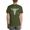 Stone Age Men's Cow Skull T-Shirt - Print on Demand