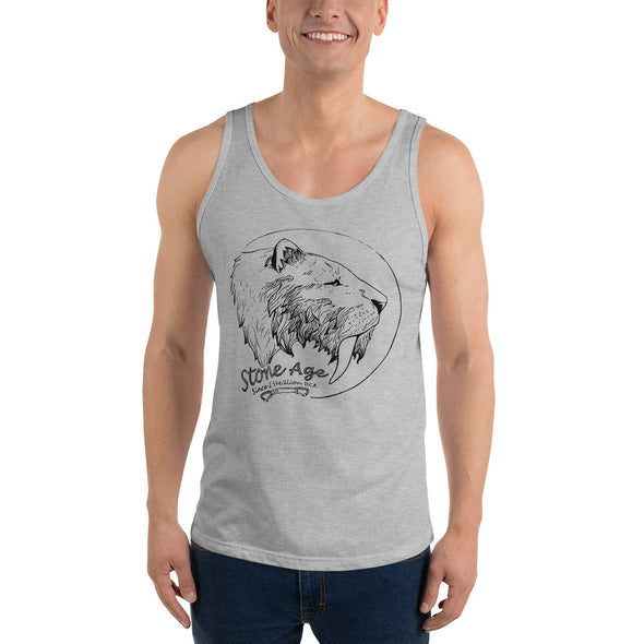 Stone Age Men's Sabertooth Tank - Print on Demand