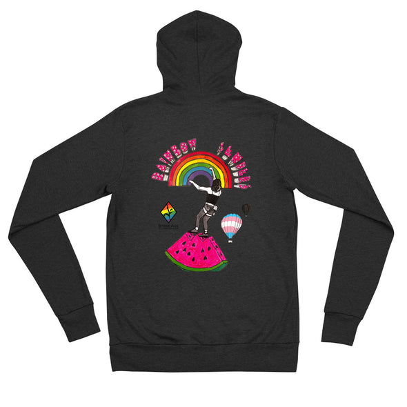 Fundraising LGBTQ+ Unisex zip hoodie